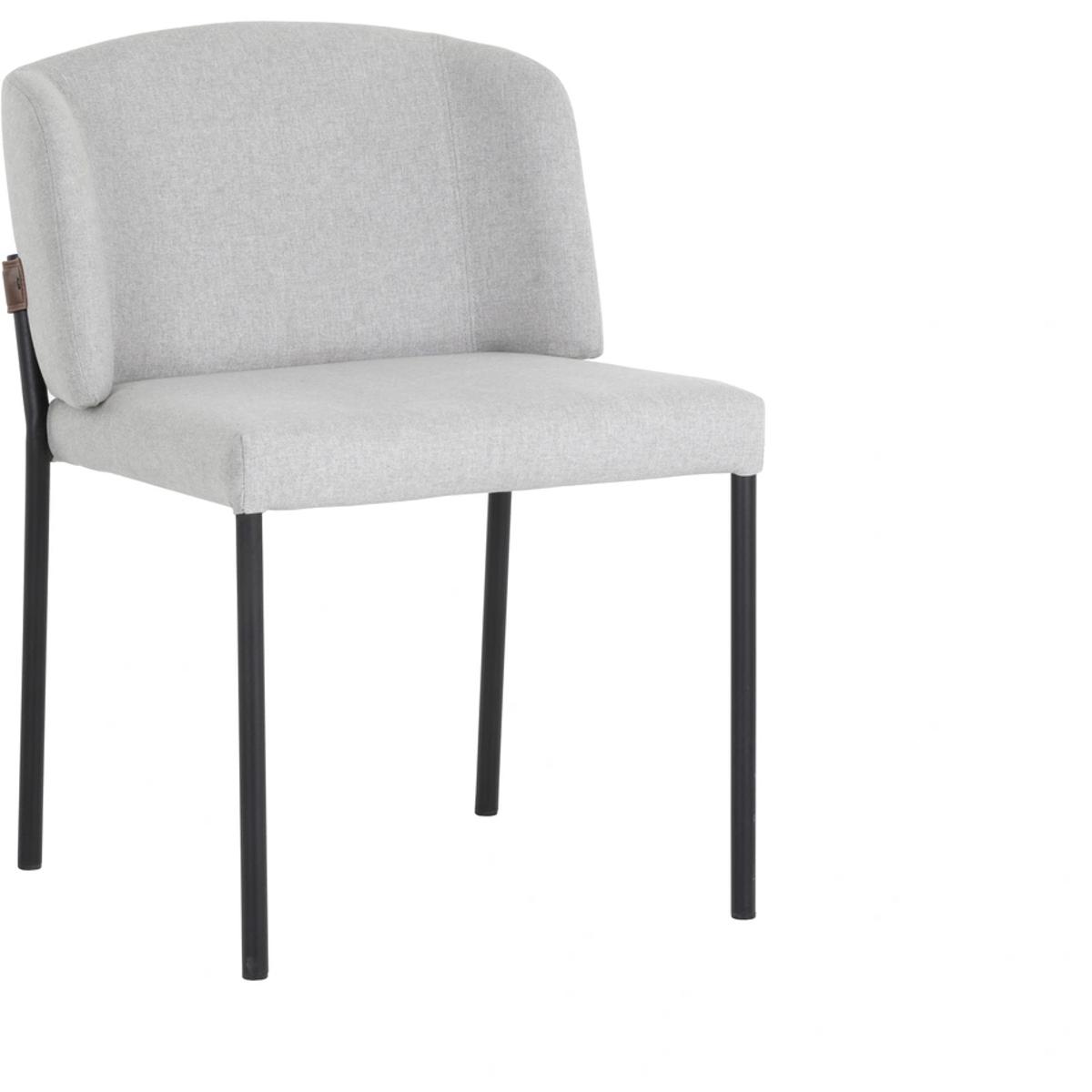 SUNPAN 107965 Pearce Light Grey / Bravo Cognac Dining Chair, Set Of 2